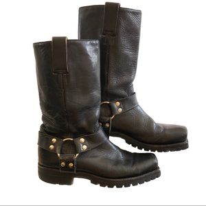 Awesome Vintage Leather Motorcycle Boots